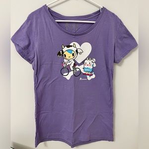 Tokidoki Mozzarella & Latte Purple Shirt